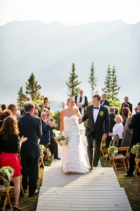 wedding atop aspen mountain nell