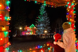 The Sardy House Tree Lighting on Dec. 1, 2013. An Aspen tradition.  Photo: Jeremy Swanson